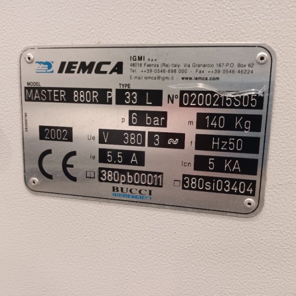 IEMCA MASTER 880P-r/33  2002