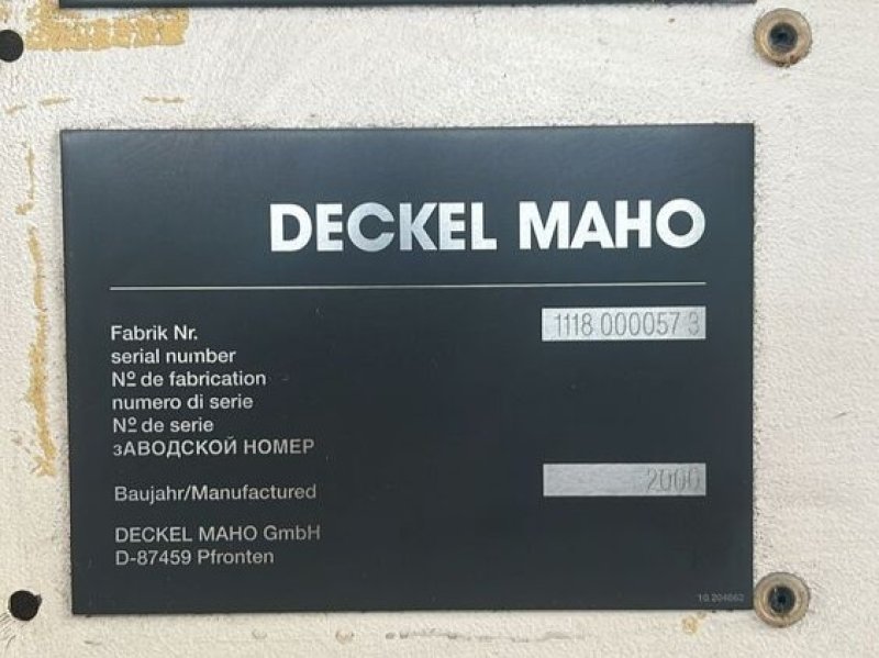 DECKEL MAHO DMU 125 P Hi-Dyn  2000