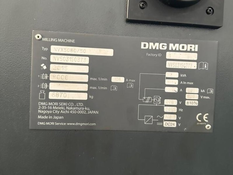 DMG MORI  NVX 5080/50  2015