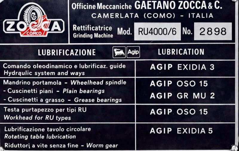 ZOCCA RU 4000/6 