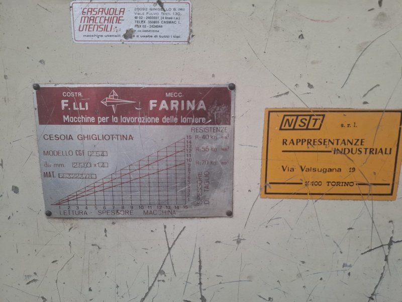 COSTR. MECC. F.LLI FARINA CGF 254 