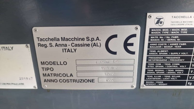 TACCHELLA  ELEKTRA 1018 MPC CNC   2006